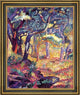 Henri Edmond Cross Study for-the Clearing Framed Premium Canvas Print, 16"x20"