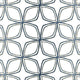 Modern Star Geometric Wallpaper, Navy Blue & White With Gold Speckles, Set of 2