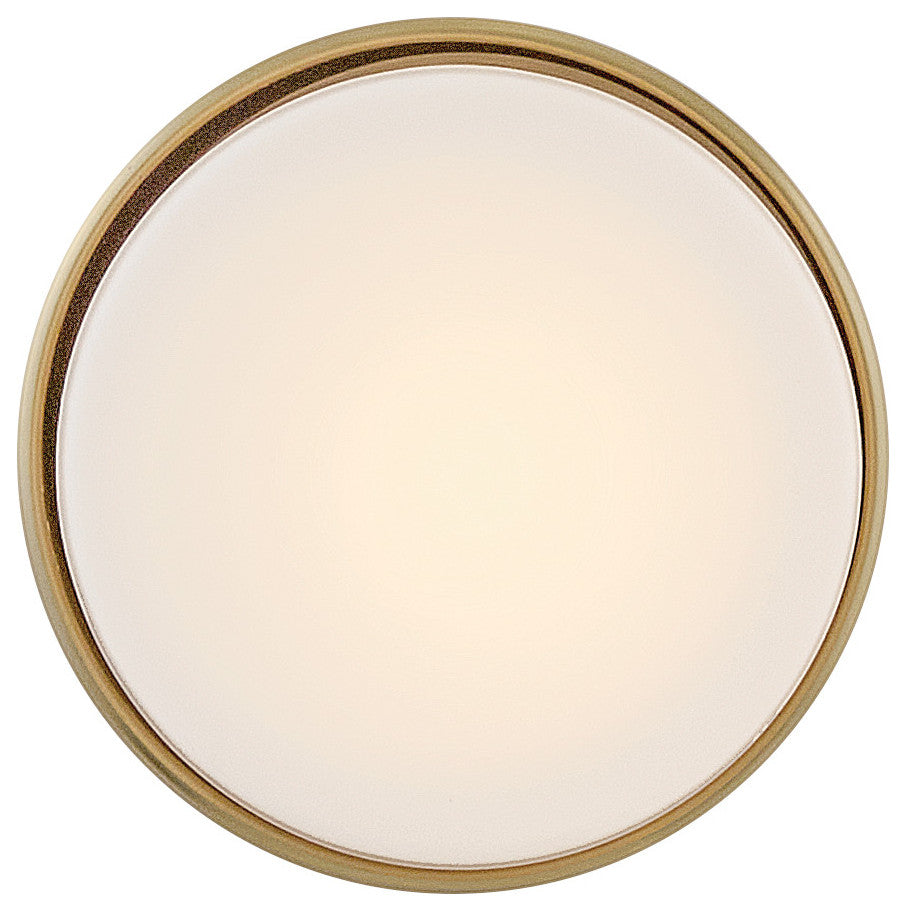 Hinkley Cedric Extra Small Flush Mount, Lacquered Brass