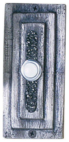 Taos Bell Plate With Button, Black Iron