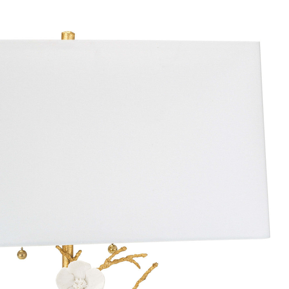 Cherise Horizontal Table Lamp, Gold