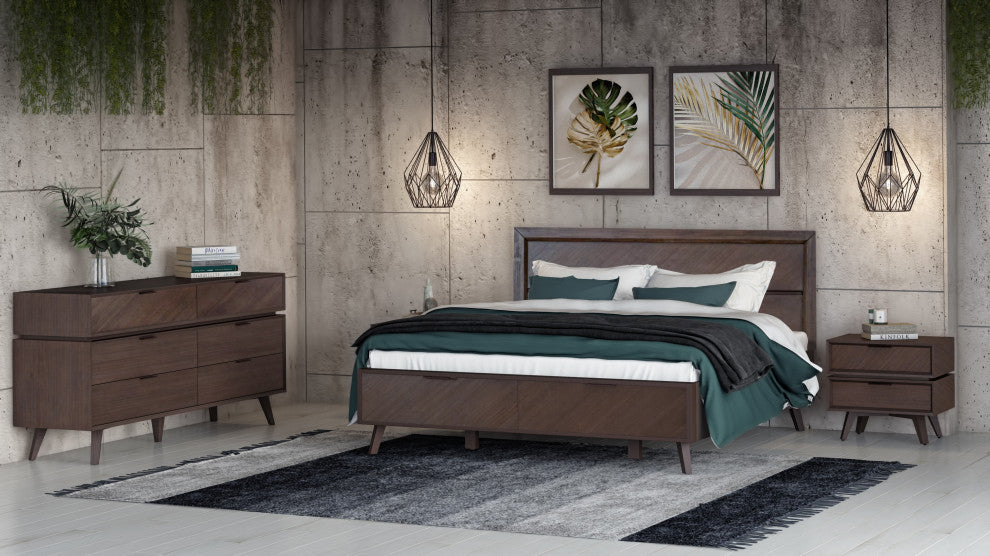 Modrest Roger Mid-century Acacia Dresser