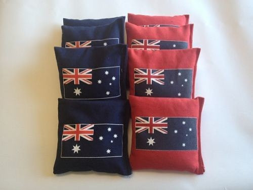 Australian Flag Cornhole Bags Set of 8