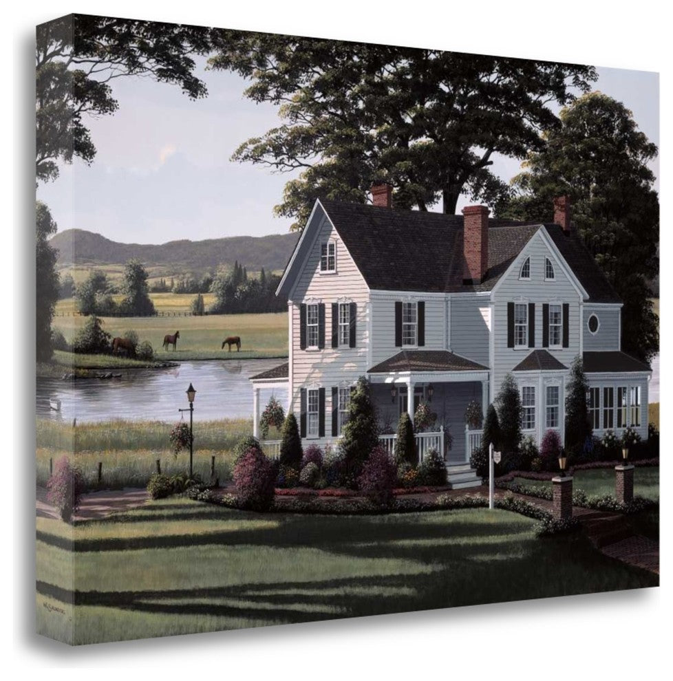 "The Country Inn" By Bill Saunders, Giclee Print on Gallery Wrap Canvas