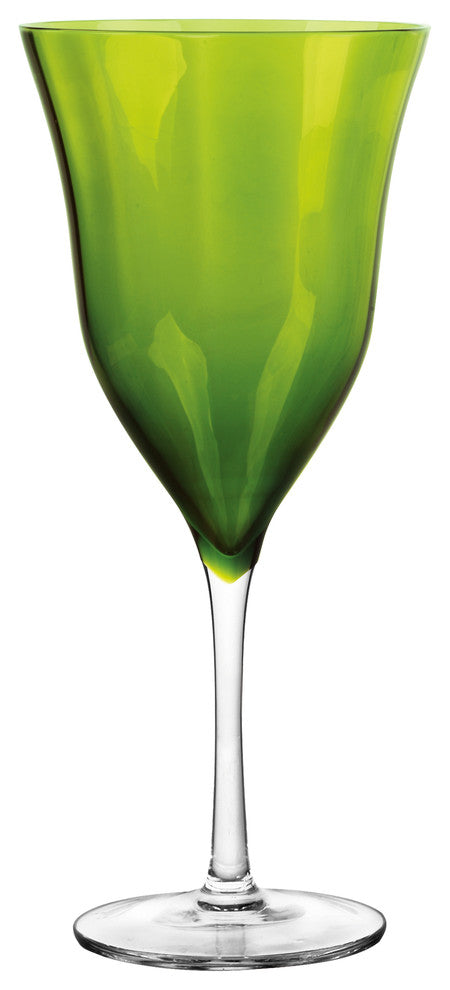 Meridian Green Goblets, Set of 4