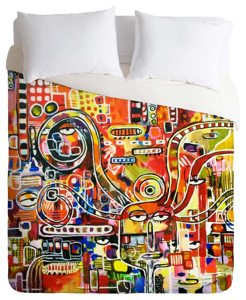 Deny Designs Robin Faye Gates It Came From Detroit Duvet Cover - Lightweight