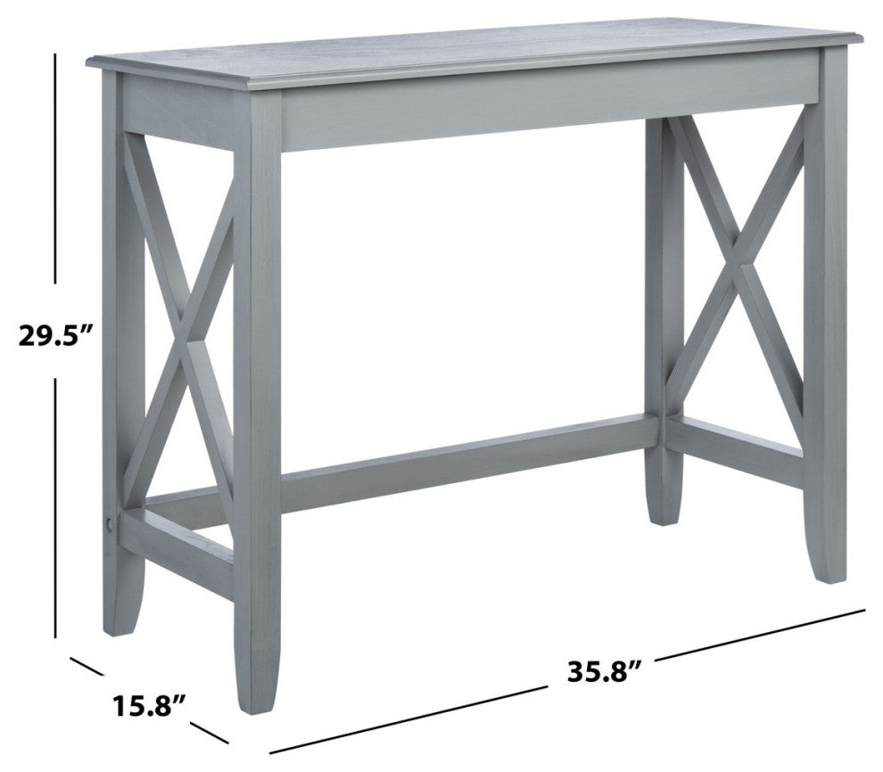 Safavieh Kaytee Desk, Distressed Grey