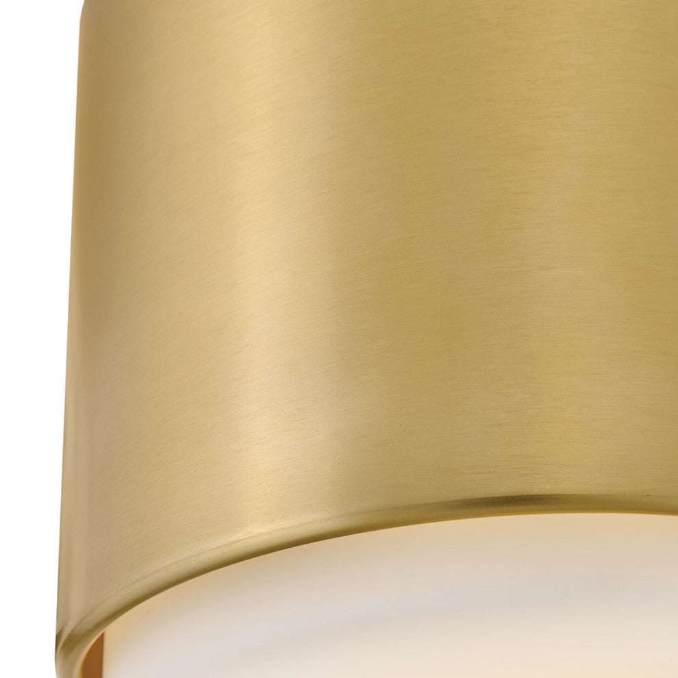 Hinkley Cedric Extra Small Flush Mount, Lacquered Brass