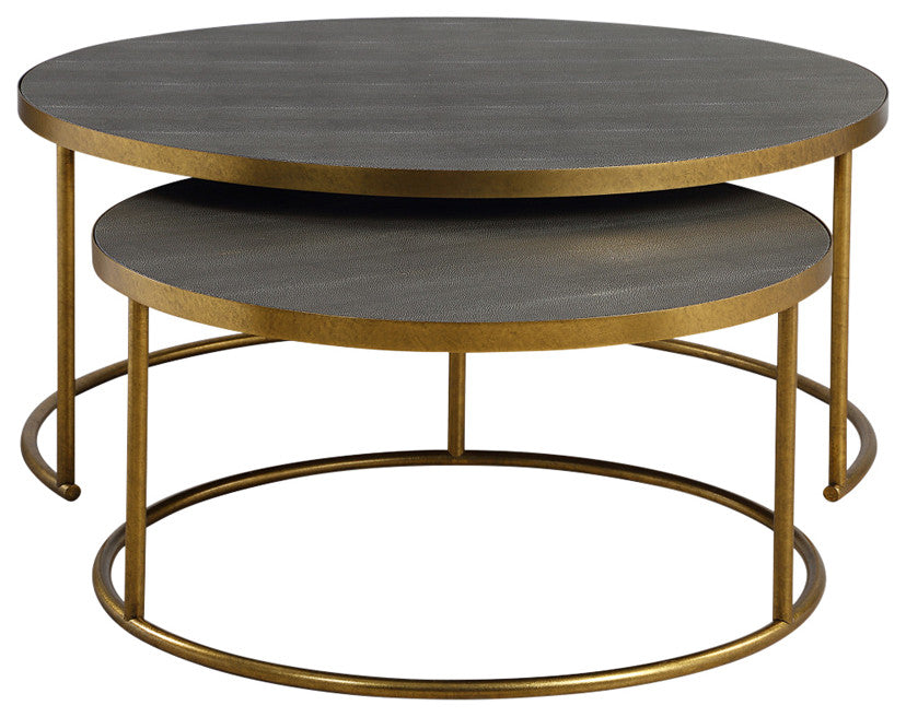 Uttermost Fresh Start Blue Abstract Prints, Set of 6