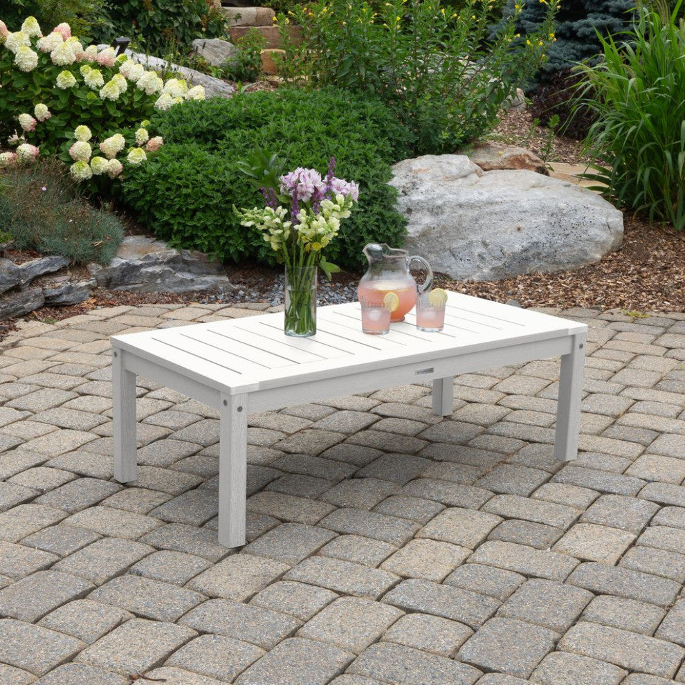 Adirondack Coffee Table, White