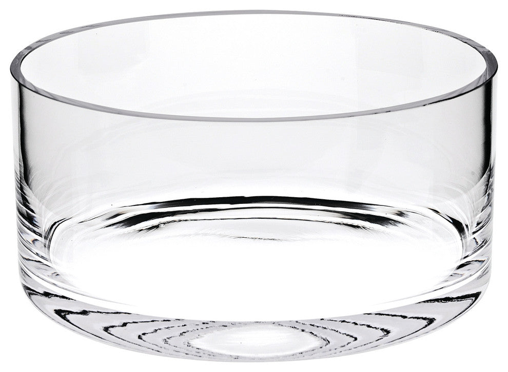 Badash SL655 European Mouth blown Lead Free Crystal Cylinder Bowl