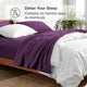 Bare Home 7-Piece Microfiber Sheet Set, Plum, Split King