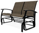 Belle Isle Sling 2-Seat Glider, Kora/Black
