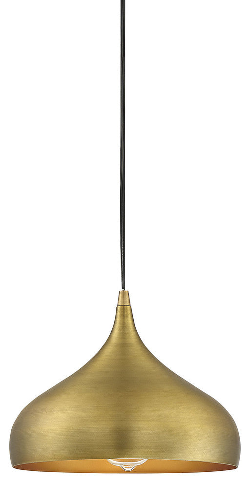 1-Light Mini Pendant, Brass