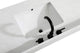 Home Living 48" Single Bathroom Vanity, Honey Brown With Backsplash