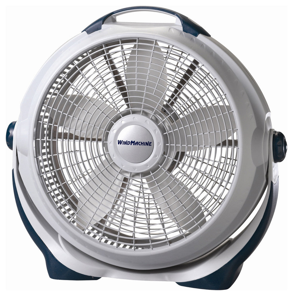 Lasko 3300 Wind Machine Floor Fan, 20 inch, 3 Speed, Gray