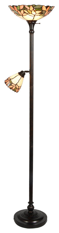 Springdale Crystal Leaf Floor Lamp