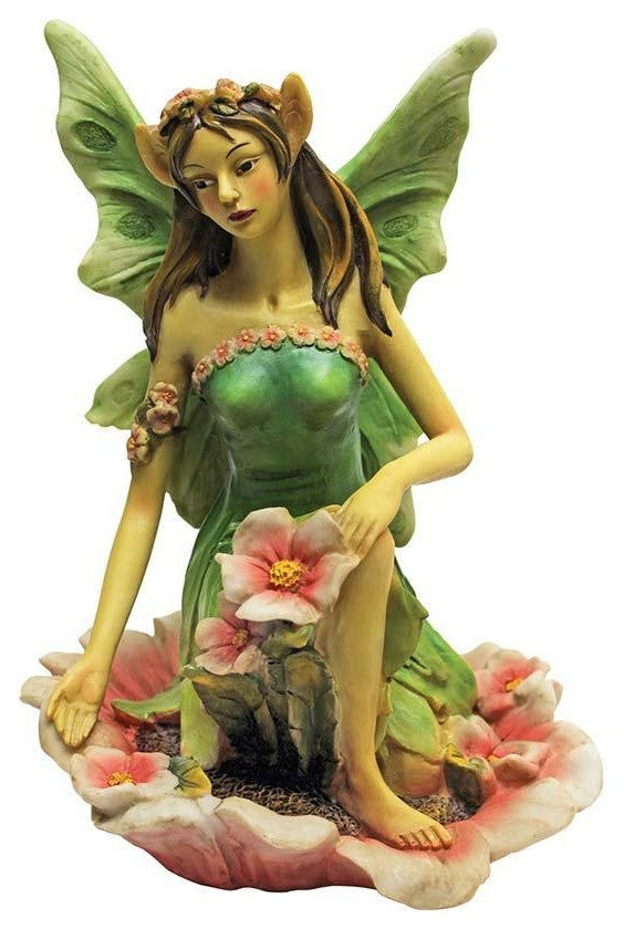 The Red and Green Fairy of Acorn Hollow Statues