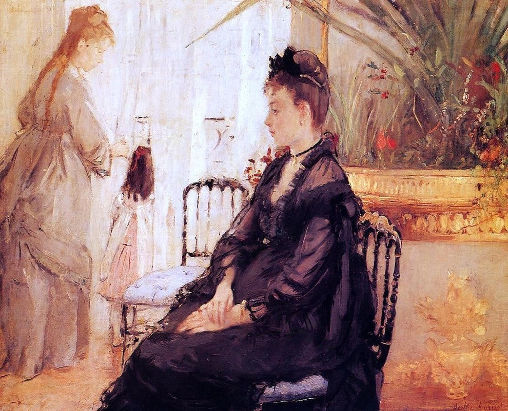 Berthe Morisot Interior - 20" x 25" Premium Canvas Print