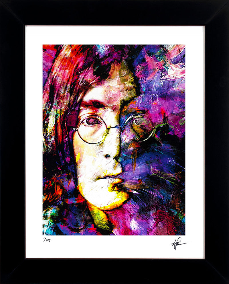 John Lennon "John Lennon Study 2" Art by Mark Lewis