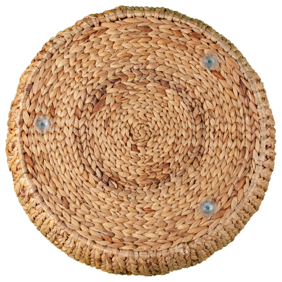 Penleyton Round Water Hyacinth Cocktail Table