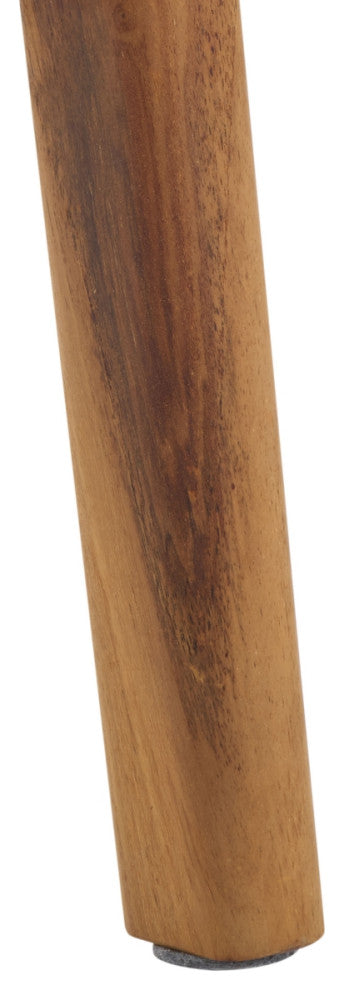 Safavieh Couture Cassaphina Leather Dining Chair, Tan/Natural