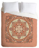 Pimlada Phuapradit Round Labyrinth Duvet Cover, 88"x104"