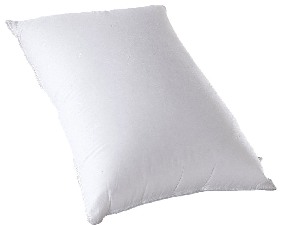 500 TC 100% Cotton Firm Down Pillow, King