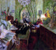 Edouard Vuillard The Salon of Madame Aron - 20" x 25" Premium Canvas Print