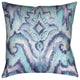Laural Home Indigo Pattern I 18" X 18" Indoor Decorative Pillow