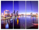 "Jacksonville Florida City Cityscape" Photo Metal Wall Art, 3 Panels, 36"x28"