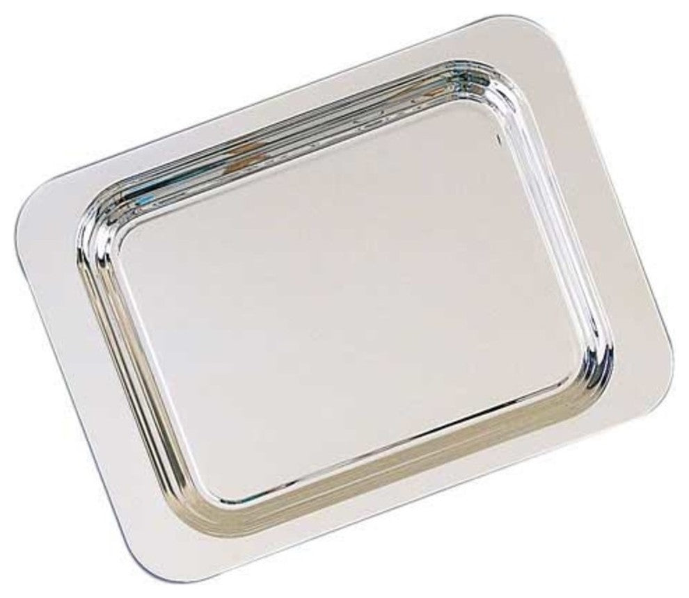 Elegance Nickel Plated Stainless Steel Rectangular Tray