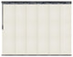 Scarlet 6-Panel Track Extendable Vertical Blinds 98-130"W
