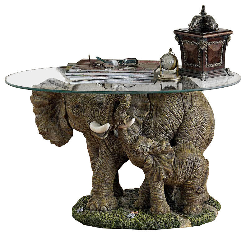 Elephants Majesty Cocktail Table