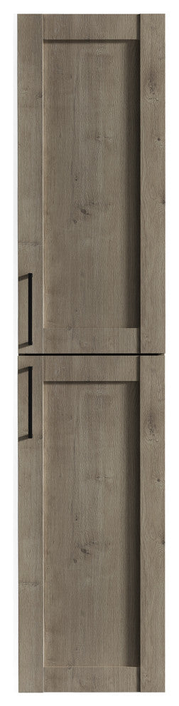 The Cosmo 14" Wall Mounted Modern Bathroom Linen Tower, Eve