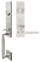 Sequoia Lever, Tubular Entry Handle set, Left Hand, Satin Stainless Steel
