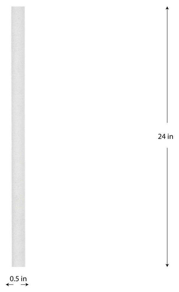 Lighting Stem Extension Kit, White Plaster