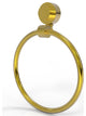 Venus Towel Ring, Polished Brass
