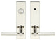 Sequoia Lever, Tubular Entry, Single Cylinder, LH, Polished Stainless Steel