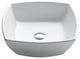 Elavo Ceramic Square Vessel White Sink