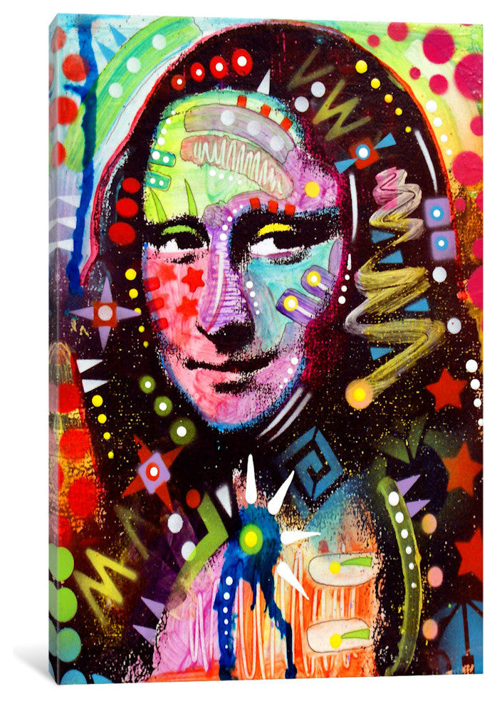 "Mona Lisa" Wrapped Canvas Art Print, 18x12x1.5