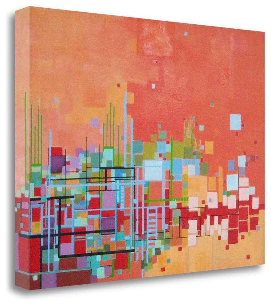 "Beach Party" By Carol Joy Shannon, Giclee Print on Gallery Wrap Canvas