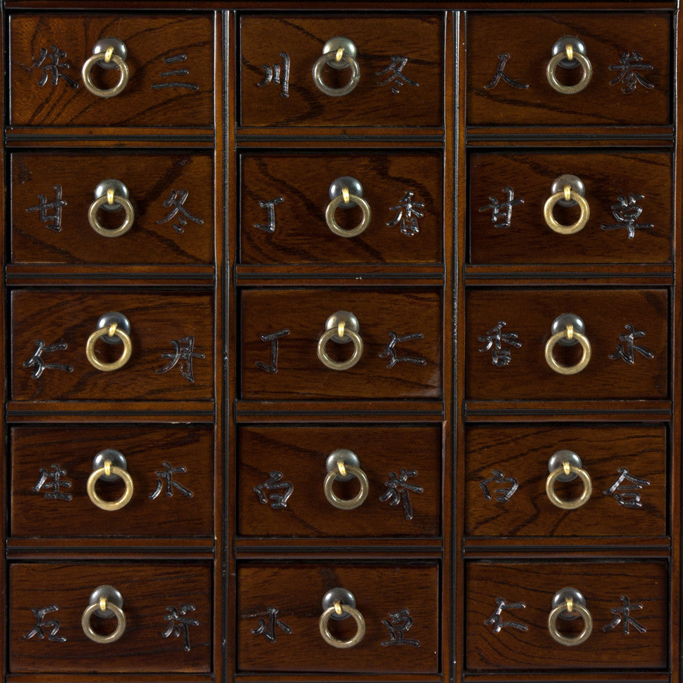 Korean Style 18 Drawer Herbal Medicine Chest