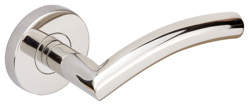 Brussels Lever, Half Passage, Left Hand, Polished Stainless Steel