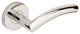Brussels Lever, Half Passage, Left Hand, Polished Stainless Steel