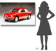 "1958 Alfa Romeo Giulietta Sprint Watercolor" Fine Art Print