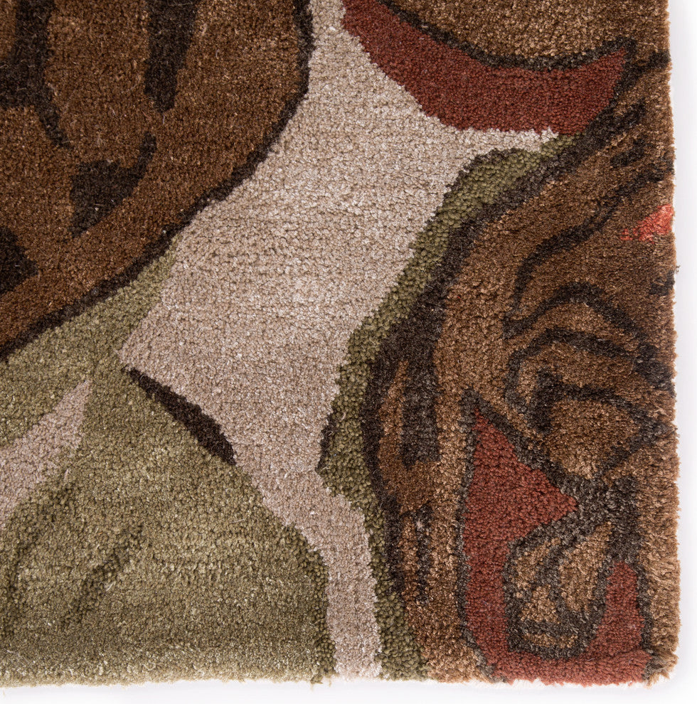 Jaipur Living Petal Pusher Handmade Floral Light Gray/Multicolor Area Rug, 8'x10