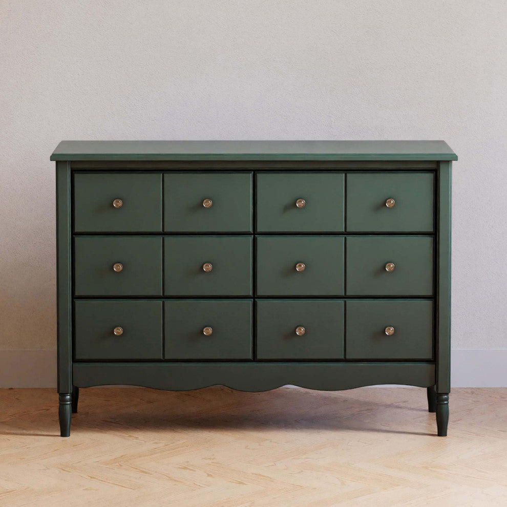 Liberty 6-Drawer Assembled Dresser, Forest Green