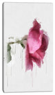 Beautiful Rose Watercolor Drawing, Floral Canvas Art Print, 16"x32"
