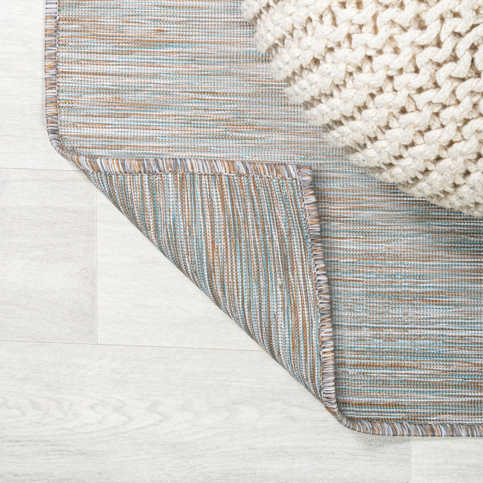 Ethan Modern Flatweave Solid, Gray, 9 X 12
